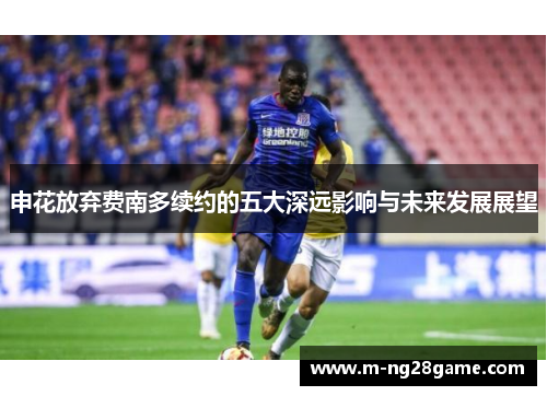申花放弃费南多续约的五大深远影响与未来发展展望