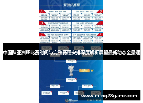中国队亚洲杯比赛时间与完整赛程安排深度解析展望最新动态全景速
