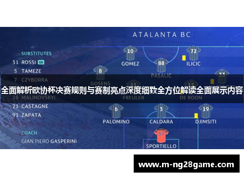 全面解析欧协杯决赛规则与赛制亮点深度细致全方位解读全面展示内容